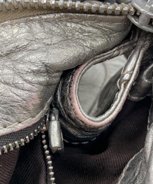 Chloe（クロエ）Chloe (クロエ) ハンドバッグ メタリックベージュの古着・服飾アイテム