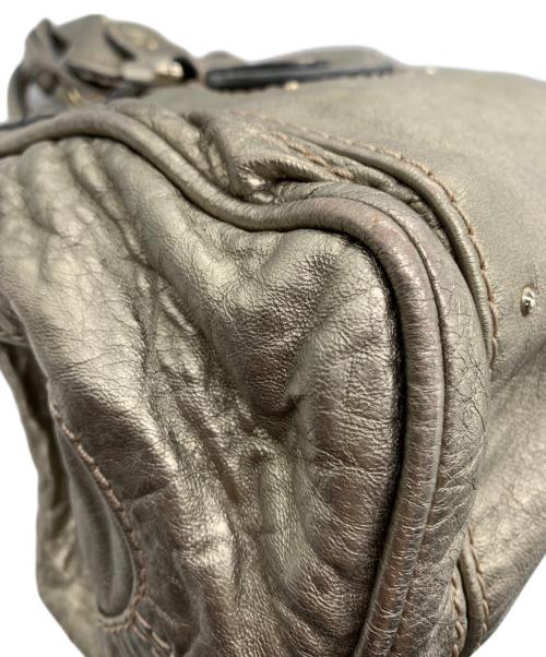 Chloe（クロエ）Chloe (クロエ) ハンドバッグ メタリックベージュの古着・服飾アイテム