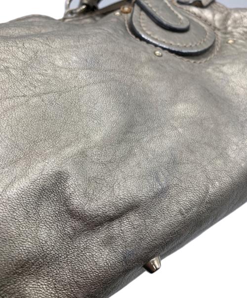 Chloe（クロエ）Chloe (クロエ) ハンドバッグ メタリックベージュの古着・服飾アイテム