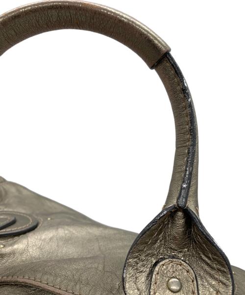 Chloe（クロエ）Chloe (クロエ) ハンドバッグ メタリックベージュの古着・服飾アイテム