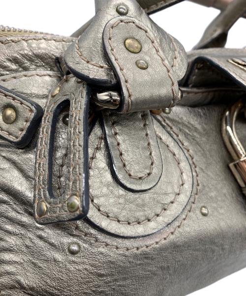 Chloe（クロエ）Chloe (クロエ) ハンドバッグ メタリックベージュの古着・服飾アイテム