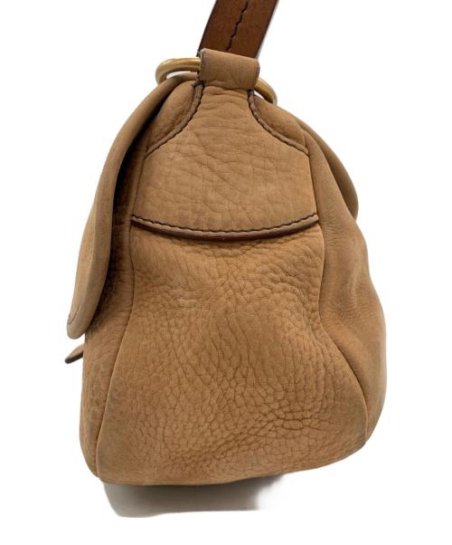 MIU MIU（ミュウミュウ）MIU MIU (ミュウミュウ) ハンドバッグ ブラウンの古着・服飾アイテム