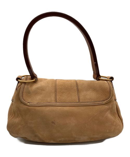 MIU MIU（ミュウミュウ）MIU MIU (ミュウミュウ) ハンドバッグ ブラウンの古着・服飾アイテム
