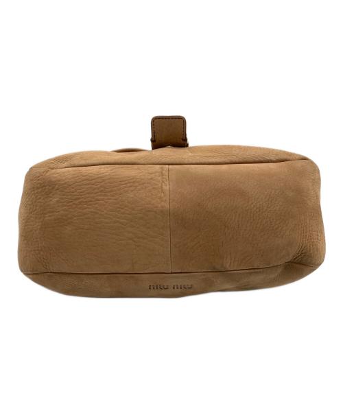 MIU MIU（ミュウミュウ）MIU MIU (ミュウミュウ) ハンドバッグ ブラウンの古着・服飾アイテム