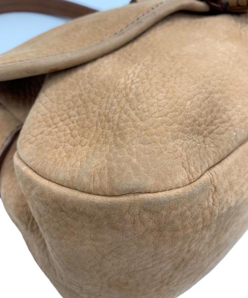 MIU MIU（ミュウミュウ）MIU MIU (ミュウミュウ) ハンドバッグ ブラウンの古着・服飾アイテム