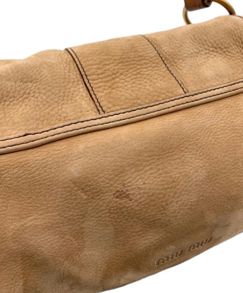 MIU MIU（ミュウミュウ）MIU MIU (ミュウミュウ) ハンドバッグ ブラウンの古着・服飾アイテム