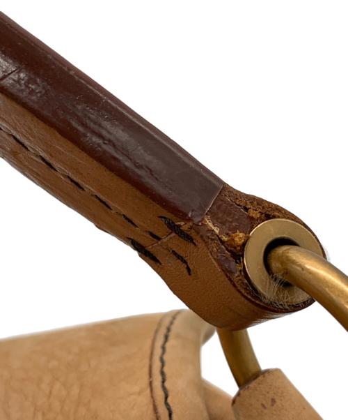 MIU MIU（ミュウミュウ）MIU MIU (ミュウミュウ) ハンドバッグ ブラウンの古着・服飾アイテム