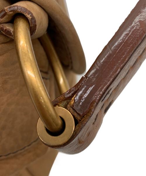 MIU MIU（ミュウミュウ）MIU MIU (ミュウミュウ) ハンドバッグ ブラウンの古着・服飾アイテム