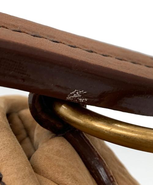 MIU MIU（ミュウミュウ）MIU MIU (ミュウミュウ) ハンドバッグ ブラウンの古着・服飾アイテム