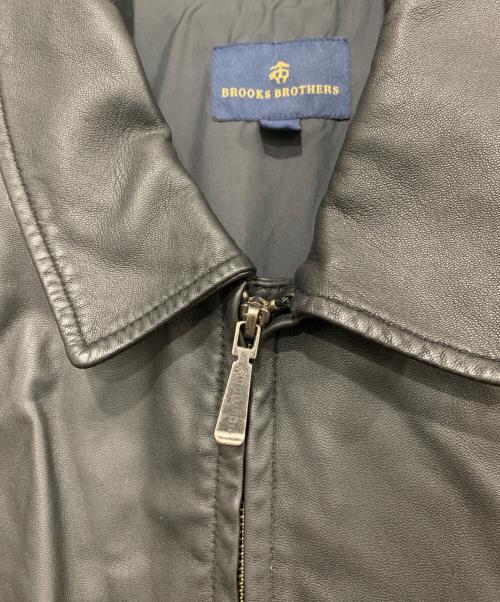 BROOKS BROTHERS（ブルックスブラザーズ）BROOKS BROTHERS (ブルックスブラザーズ) ラムレザージャケット ブラック サイズ:XLの古着・服飾アイテム