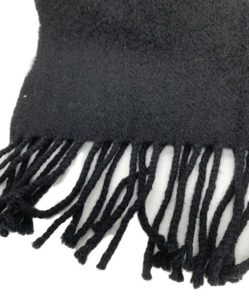 JOHNSTONS OF ELGIN（ジョンストンズオブエルガン）JOHNSTONS OF ELGIN (ジョンストンズオブエルガン) マフラー ブラックの古着・服飾アイテム