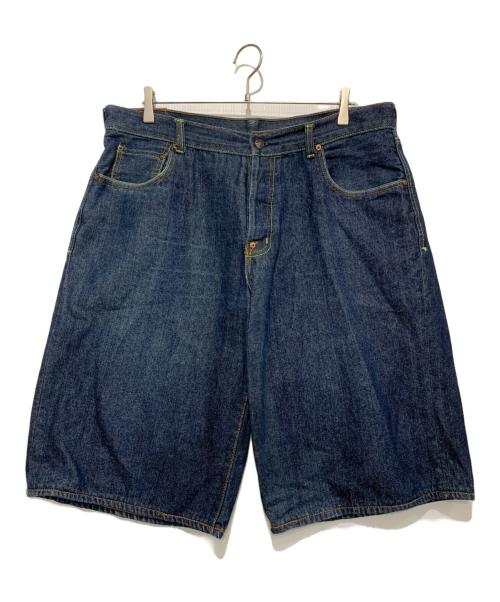 EVISU（エヴィス）EVISU (エヴィス) デニムハーフパンツ インディゴ サイズ:38の古着・服飾アイテム