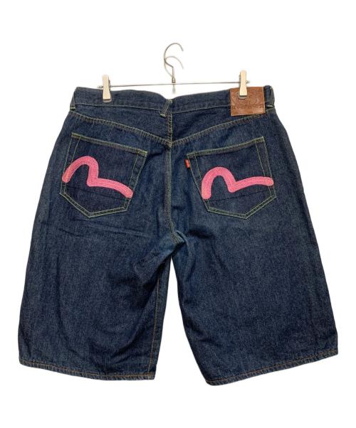 EVISU（エヴィス）EVISU (エヴィス) デニムハーフパンツ インディゴ サイズ:38の古着・服飾アイテム