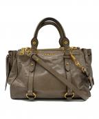 MIU MIUミュウミュウ）の古着「2WAYバッグ」｜グレー