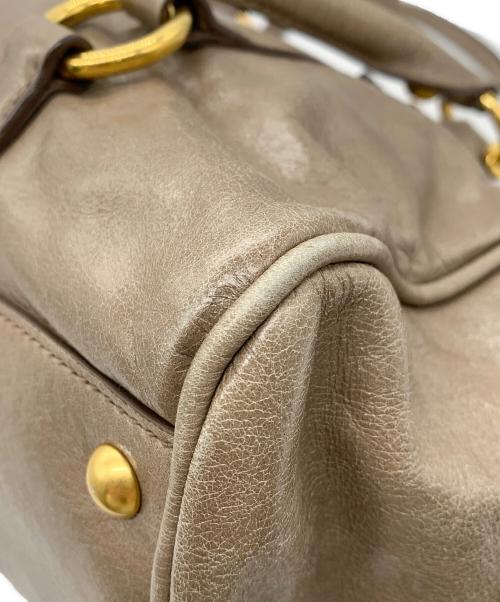 MIU MIU（ミュウミュウ）MIU MIU (ミュウミュウ) 2WAYバッグ グレーの古着・服飾アイテム