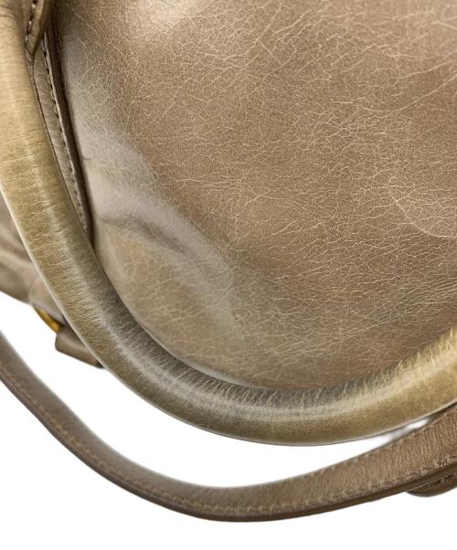 MIU MIU（ミュウミュウ）MIU MIU (ミュウミュウ) 2WAYバッグ グレーの古着・服飾アイテム