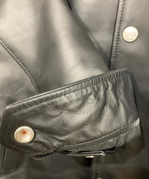 Schott（ショット）Schott (ショット) ラムレザージャケット ブラック サイズ:Lの古着・服飾アイテム
