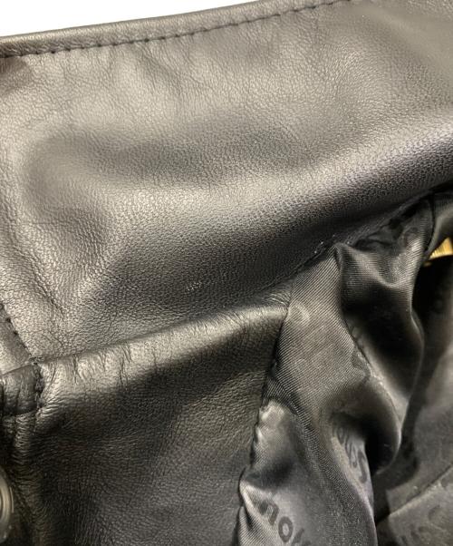 Schott（ショット）Schott (ショット) ラムレザージャケット ブラック サイズ:Lの古着・服飾アイテム