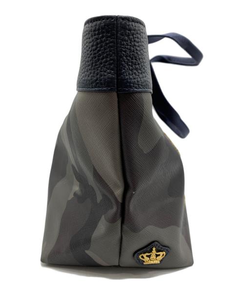 A.D.M.J.（エーディーエムジェイ）A.D.M.J. (エーディーエムジェイ) トートバッグ ブラック×グレーの古着・服飾アイテム