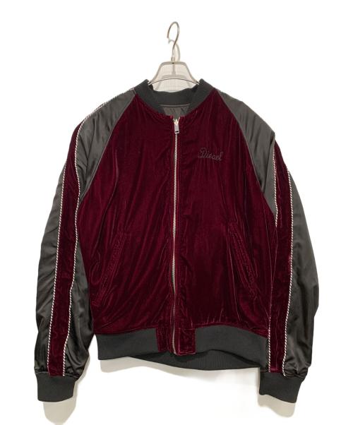 DIESEL（ディーゼル）DIESEL (ディーゼル) リバーシブルスカジャン ブラック サイズ:Mの古着・服飾アイテム