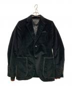 GUCCIグッチ）の古着「ライナー付き2Bテーラードジャケット」｜ブラック