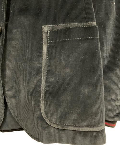 GUCCI（グッチ）GUCCI (グッチ) ライナー付き2Bテーラードジャケット ブラック サイズ:Lの古着・服飾アイテム