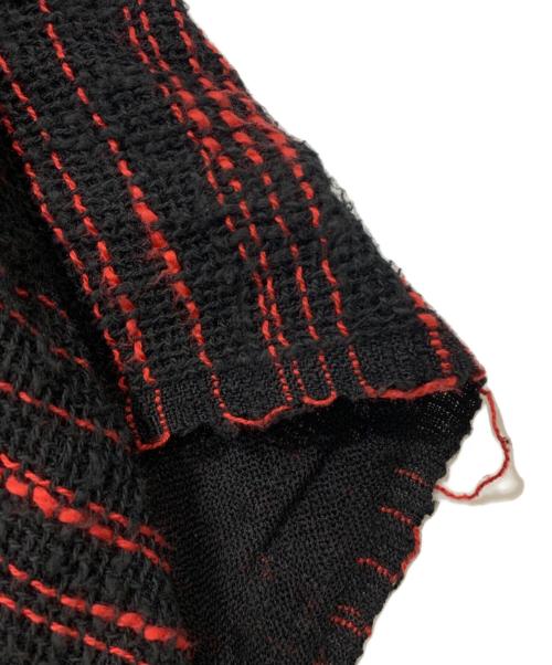 nude:MASAHIKO MARUYAMA（ヌード：マサヒコマルヤマ）nude:MASAHIKO MARUYAMA (ヌード：マサヒコマルヤマ) リバーシブルポンチョ レッド×ブラック サイズ:Fの古着・服飾アイテム