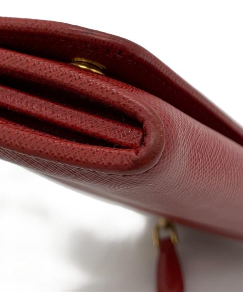 PRADA（プラダ）PRADA (プラダ) 長財布 レッドの古着・服飾アイテム