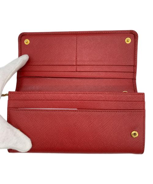 PRADA（プラダ）PRADA (プラダ) 長財布 レッドの古着・服飾アイテム