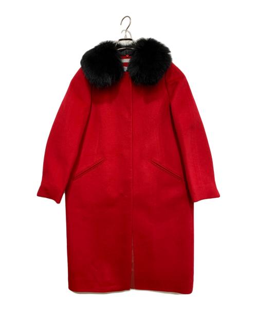 DAMA collection（ダーマコレクション）DAMA collection (ダーマコレクション) カシミヤコート レッド サイズ:11ARの古着・服飾アイテム