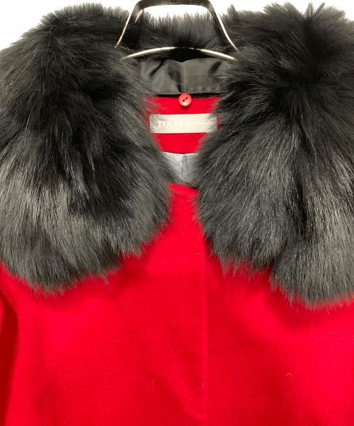 DAMA collection（ダーマコレクション）DAMA collection (ダーマコレクション) カシミヤコート レッド サイズ:11ARの古着・服飾アイテム