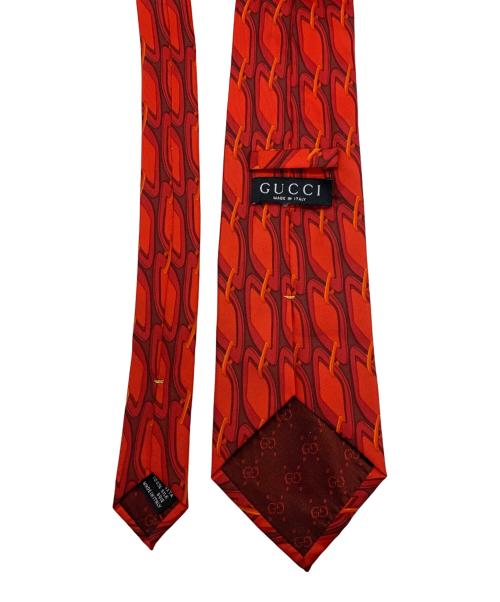 GUCCI（グッチ）GUCCI (グッチ) ネクタイ レッド サイズ:-の古着・服飾アイテム