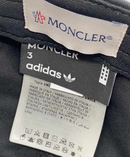 adidas（アディダス）adidas (アディダス) MONCLER (モンクレール) 帽子 ブラック サイズ:58-66CMの古着・服飾アイテム