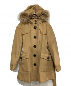 中古・古着通販】BURBERRY (バーバリー) ロングダッフルコート カーキ