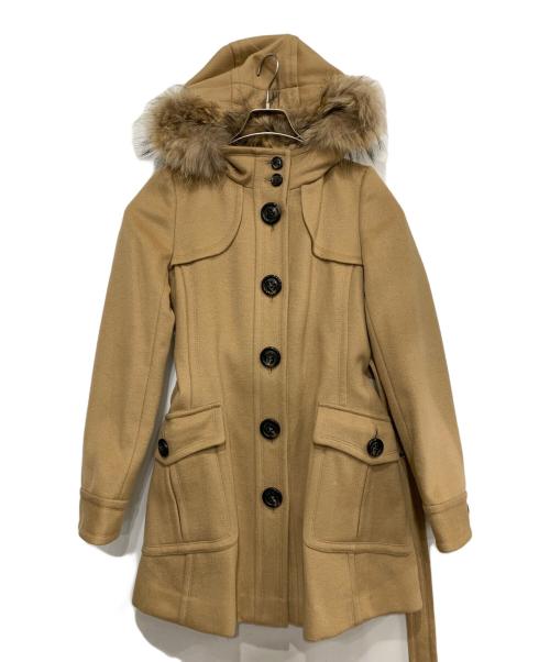 BURBERRY BLUE LABEL（バーバリー ブルー レーベル）BURBERRY BLUE LABEL (バーバリーロンドンブルーレーベル) コート ブラウン サイズ:38の古着・服飾アイテム