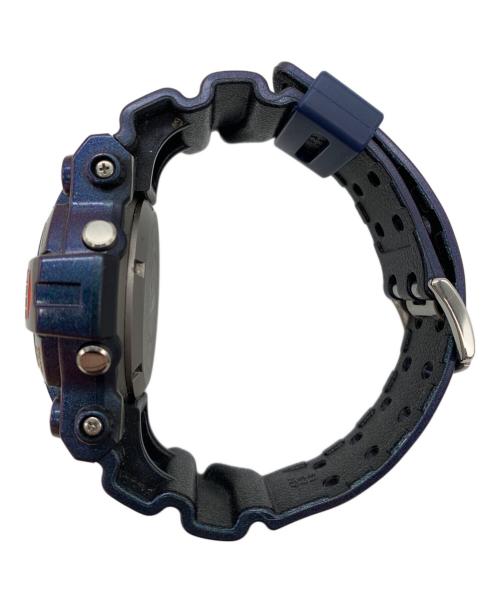 CASIO（カシオ）CASIO (カシオ) 腕時計 ブルー×オレンジの古着・服飾アイテム