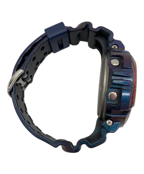 CASIO（カシオ）CASIO (カシオ) 腕時計 ブルー×オレンジの古着・服飾アイテム