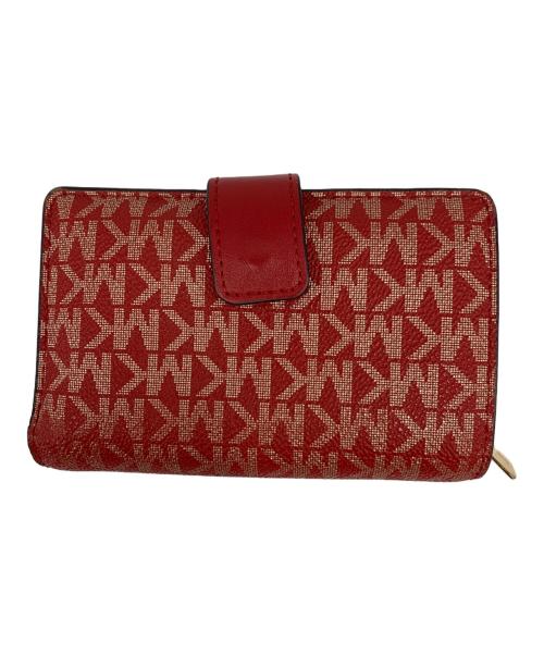 MICHAEL KORS（マイケル・コース）MICHAEL KORS (マイケル・コース) 2つ折り財布 レッドの古着・服飾アイテム