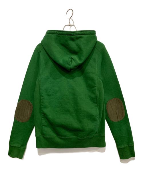 A BATHING APE（ア ベイシング エイプ）A BATHING APE (ア ベイシング エイプ) ジップパーカー グリーン サイズ:Mの古着・服飾アイテム