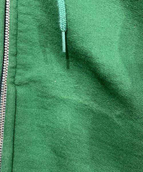 A BATHING APE（ア ベイシング エイプ）A BATHING APE (ア ベイシング エイプ) ジップパーカー グリーン サイズ:Mの古着・服飾アイテム