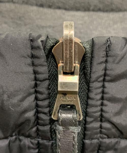 PRADA（プラダ）PRADA (プラダ) キルティングジャケット ブラック サイズ:Mの古着・服飾アイテム