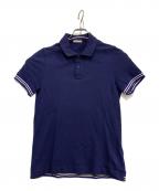 MONCLERモンクレール）の古着「半袖ポロシャツ」｜ネイビー