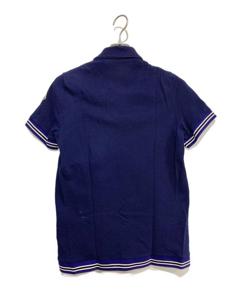 MONCLER（モンクレール）MONCLER (モンクレール) 半袖ポロシャツ ネイビー サイズ:XSの古着・服飾アイテム