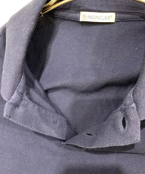 MONCLER（モンクレール）MONCLER (モンクレール) 半袖ポロシャツ ネイビー サイズ:XSの古着・服飾アイテム