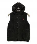 Gymphlexジムフレックス）の古着「フリースベスト」｜ブラック
