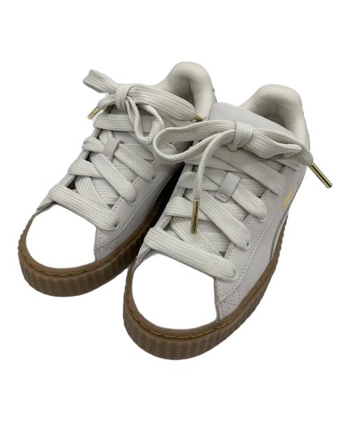 PUMA（プーマ）PUMA (プーマ) CREEPER PHATTY NUBUCK ホワイト サイズ:22.5㎝の古着・服飾アイテム