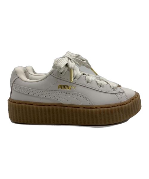 PUMA（プーマ）PUMA (プーマ) CREEPER PHATTY NUBUCK ホワイト サイズ:22.5㎝の古着・服飾アイテム