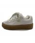 PUMA (プーマ) CREEPER PHATTY NUBUCK ホワイト サイズ:22.5㎝：6000円