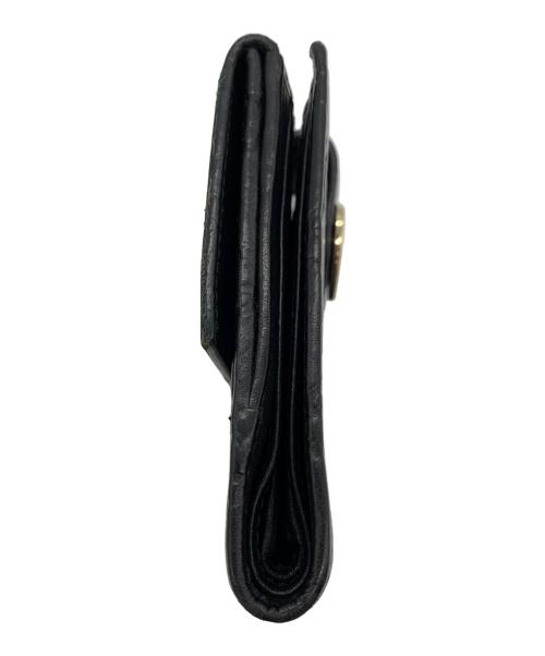 GUCCI（グッチ）GUCCI (グッチ) 2つ折り財布 ブラックの古着・服飾アイテム