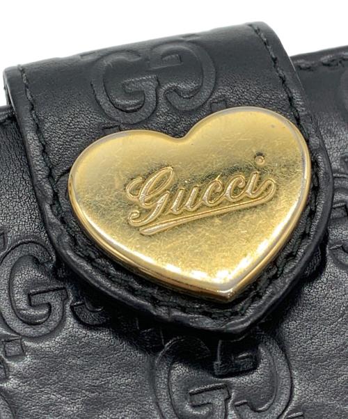 GUCCI（グッチ）GUCCI (グッチ) 2つ折り財布 ブラックの古着・服飾アイテム